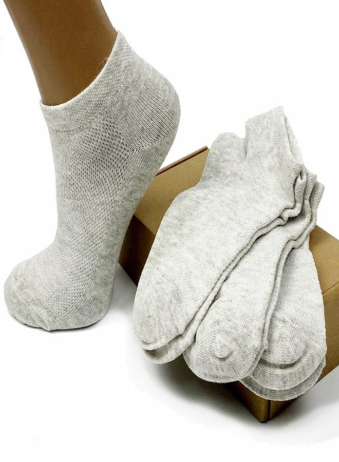 FlaxSox Women's Flax Linen Ankle Socks Quick-Drying Finely Made Mesh-knitted (S, 3-pack) - Image 1
